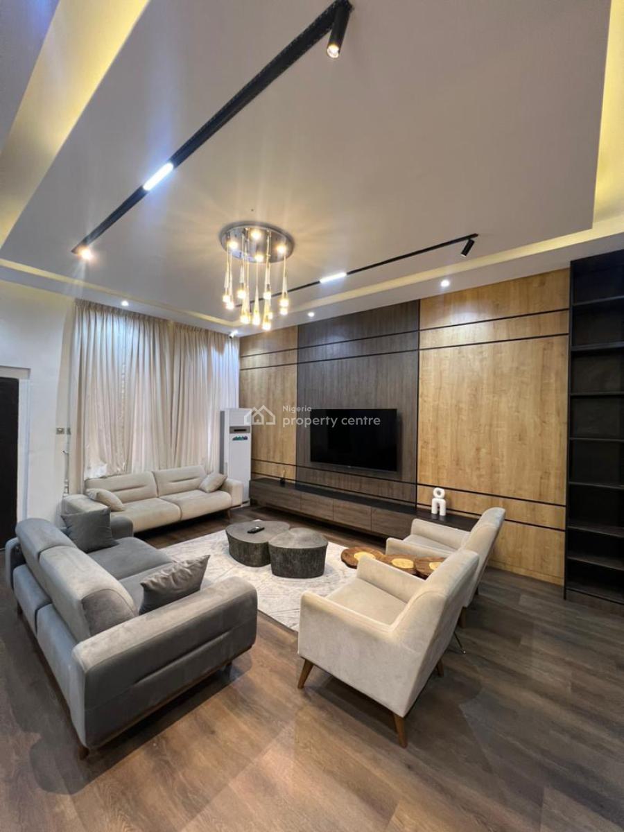 Furnished Luxury 4 Bedroom Semidetached Duplex with Bq & Inverter System, Chevron Conservation Road, Lekki, Lagos, Semi-detached Duplex for Rent