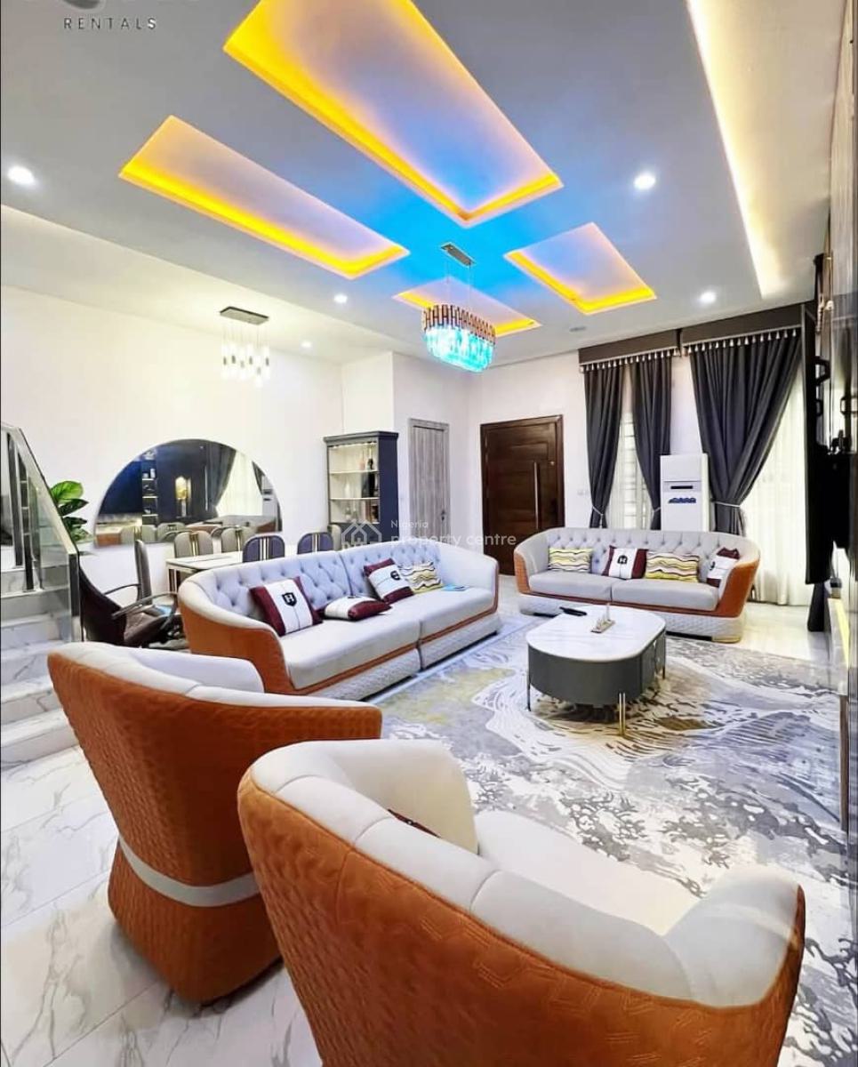 Fully Furnished 4-bedroom Semi Duplex, Orchid Road, Lekki, Lagos, Semi-detached Duplex for Rent