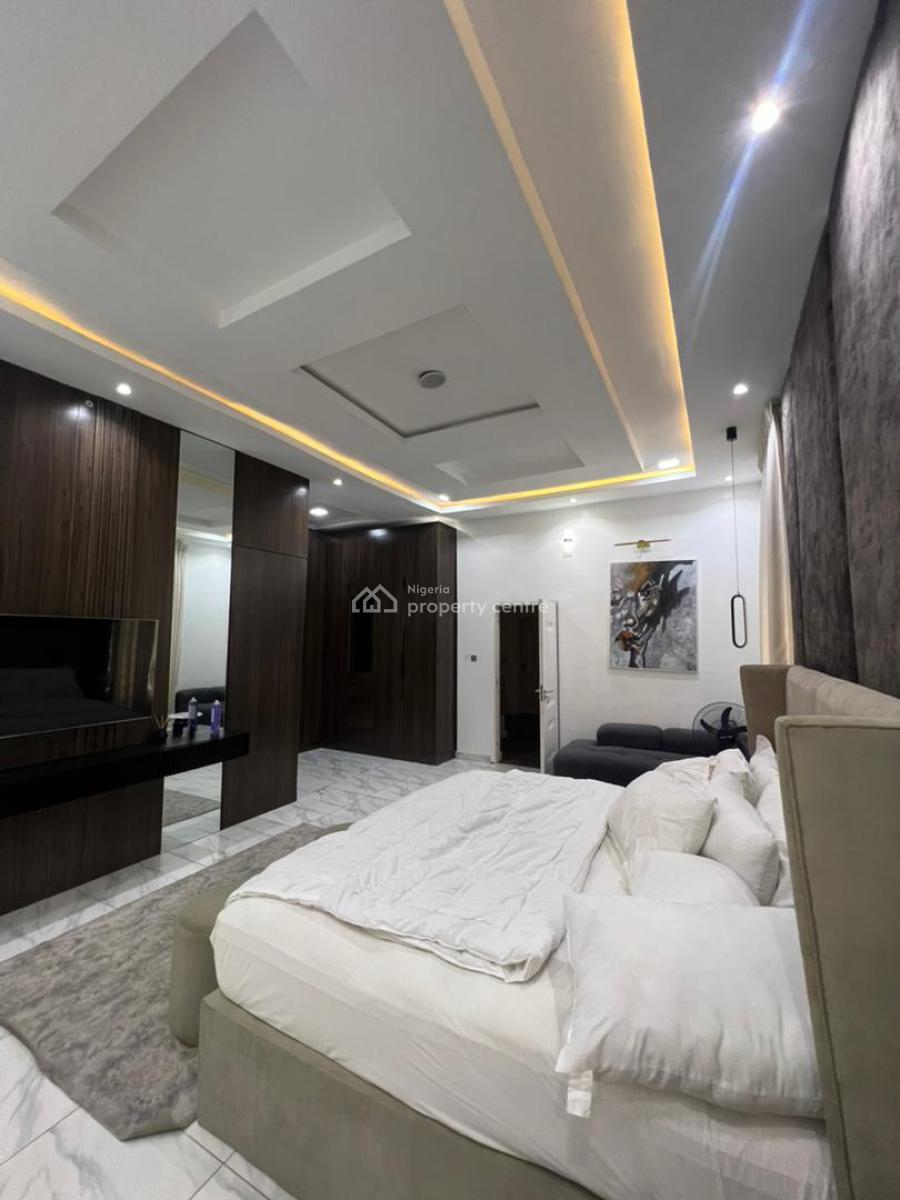 Fully Furnished 4 Bedroom Semi Detached Duplex, 24/7 Light and Good Wat, Lekki Conservative, Chevron, Lekki, Lagos, Semi-detached Duplex for Rent