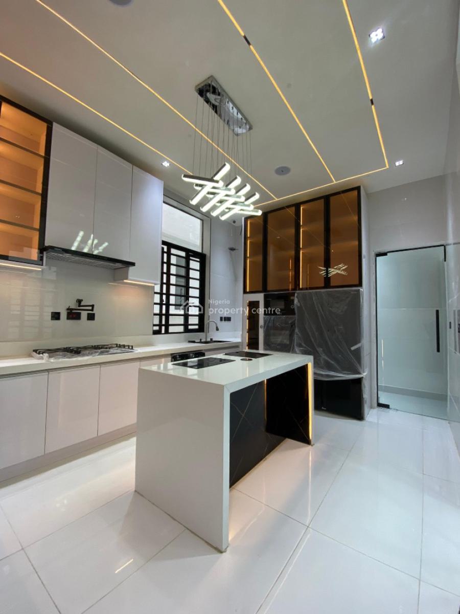 Newly Built 5 Bedroom Detached Duplex with Bq and Swimming Pool, Chevron, Lekki, Lagos, Detached Duplex for Sale