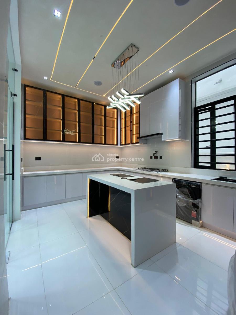 Newly Built 5 Bedroom Detached Duplex with Bq and Swimming Pool, Chevron, Lekki, Lagos, Detached Duplex for Sale