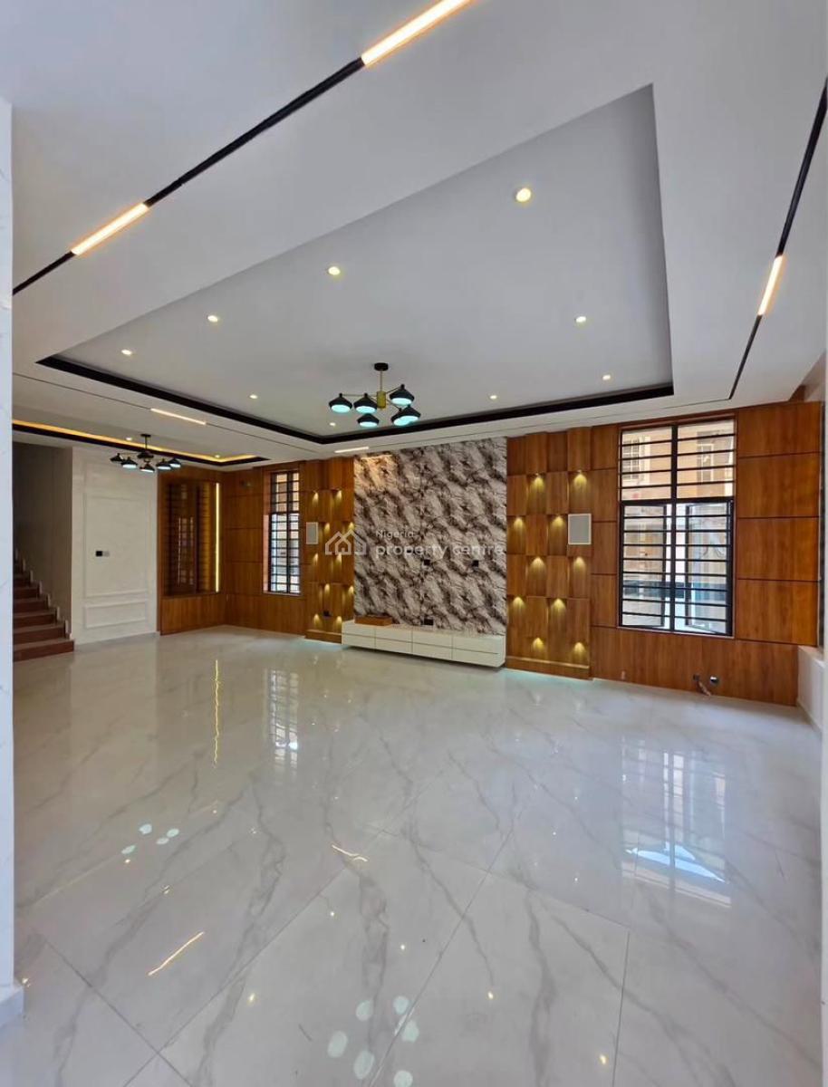 Spacious 5 Bedroom Detaced Duplex with Bq and Rooftop Terrace, Chevron, Lekki, Lagos, Detached Duplex for Sale