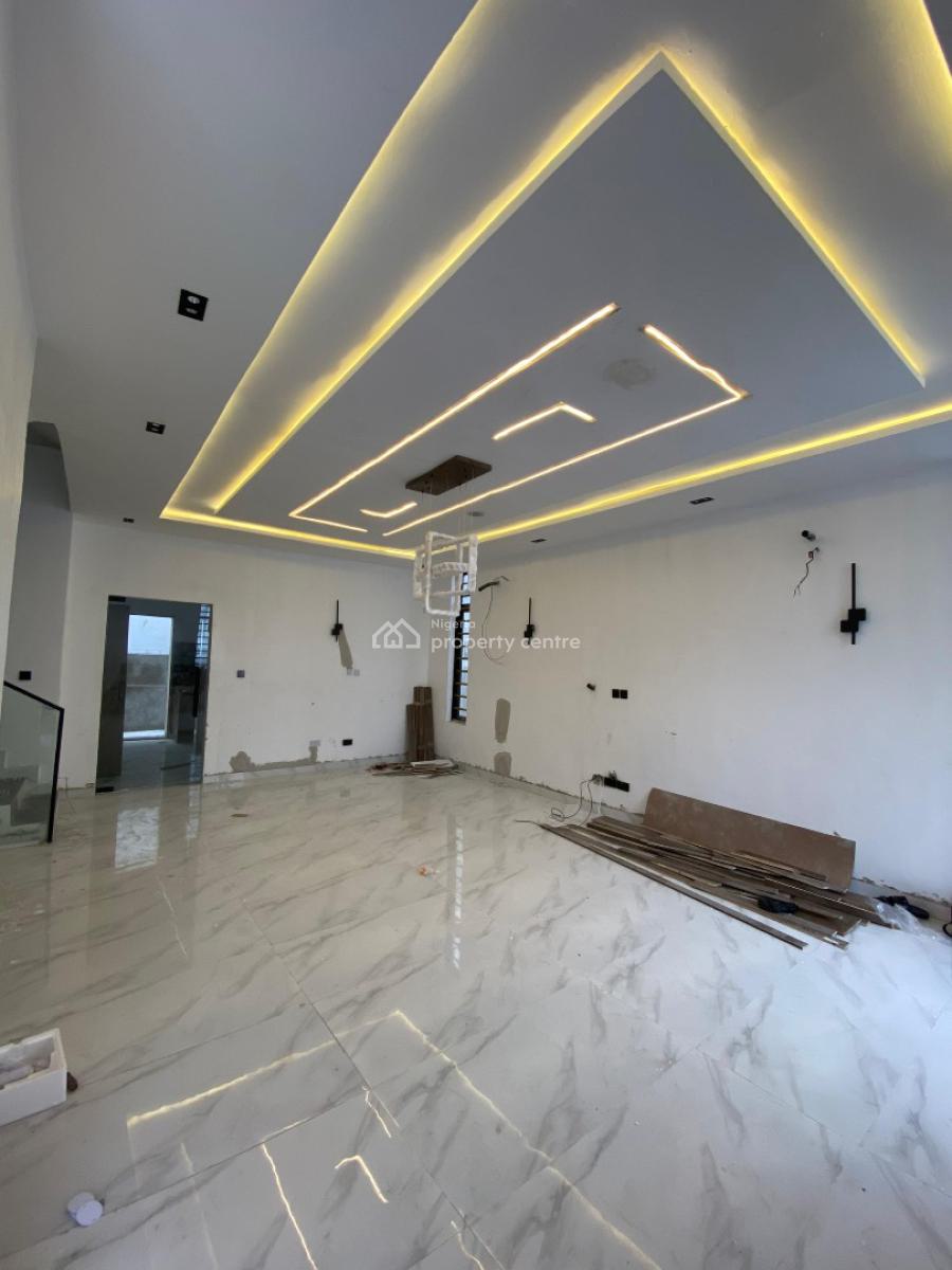 Newly Built 5 Bedroom Detached Duplex with Bq and Open Terrace, Chevron, Lekki, Lagos, Detached Duplex for Sale