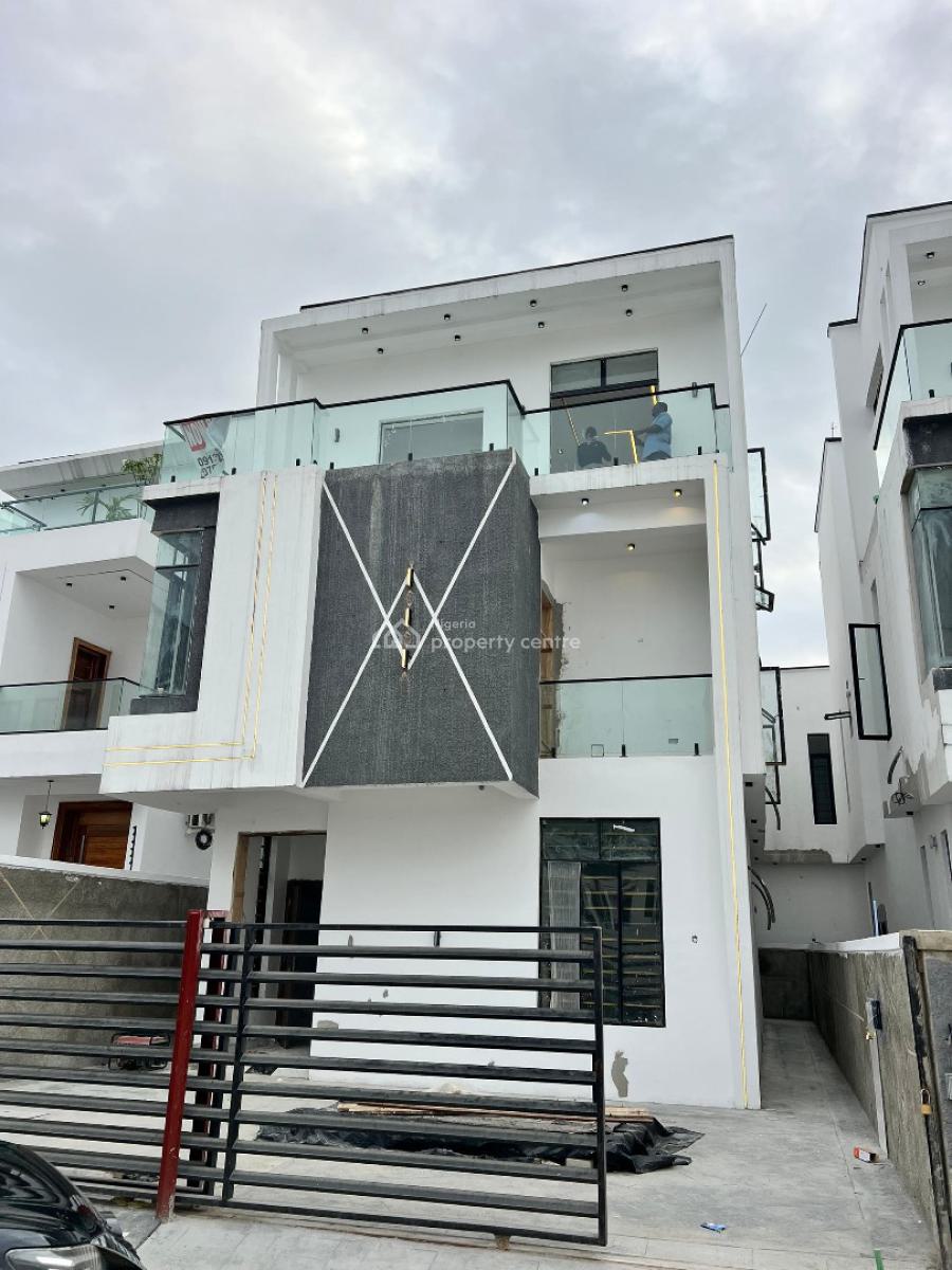 Newly Built 5 Bedroom Detached Duplex with Bq and Open Terrace, Chevron, Lekki, Lagos, Detached Duplex for Sale