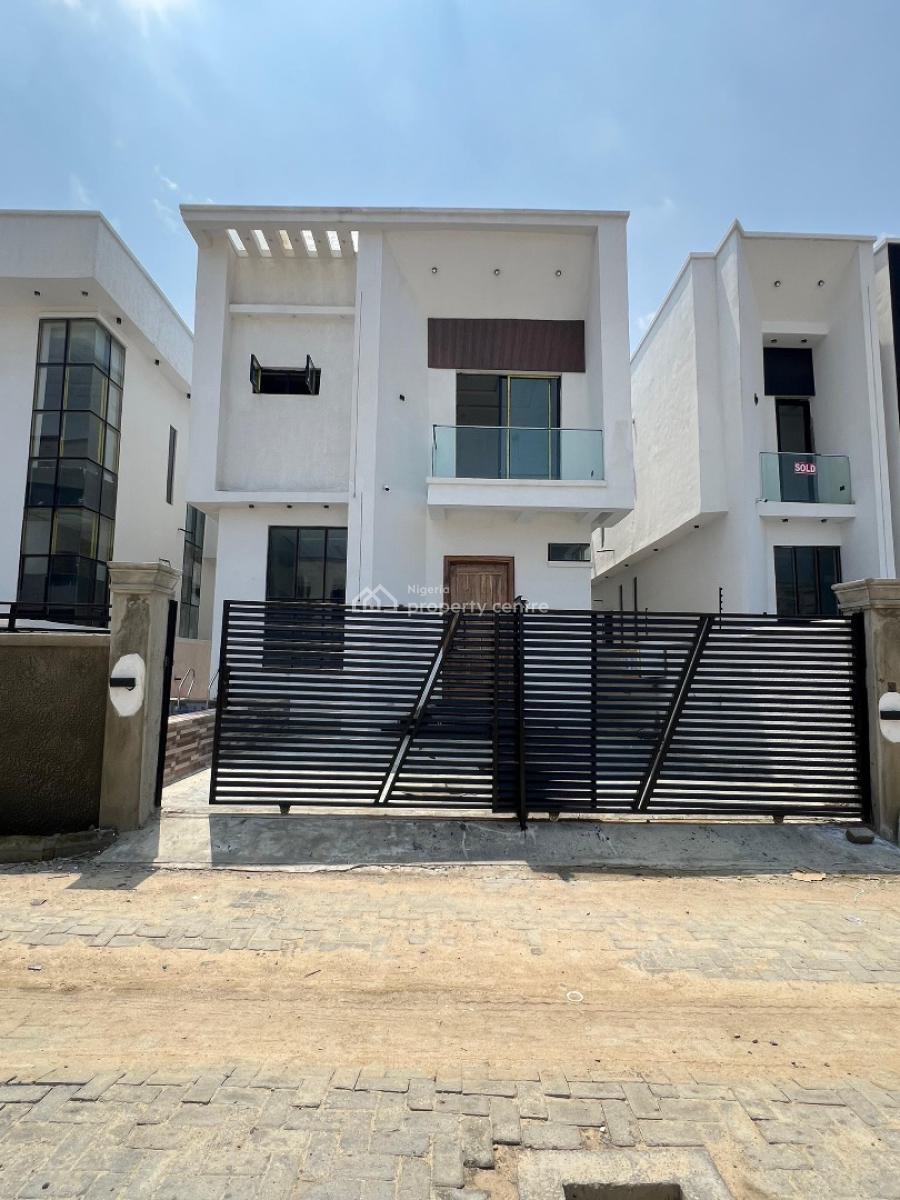 Newly Built 4 Bedroom Detached Duplex with Bq and Swimming Pool, Chevron, Lekki, Lagos, Detached Duplex for Sale