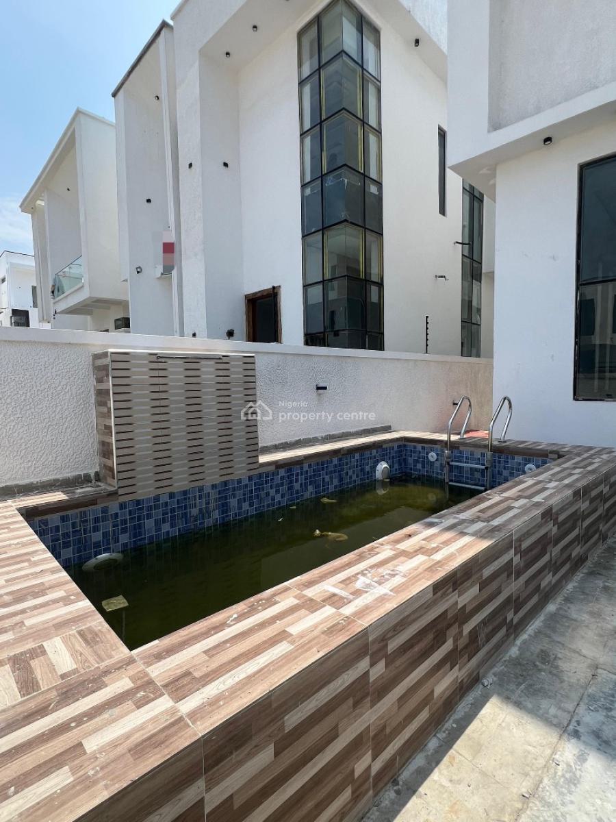 Newly Built 4 Bedroom Detached Duplex with Bq and Swimming Pool, Chevron, Lekki, Lagos, Detached Duplex for Sale