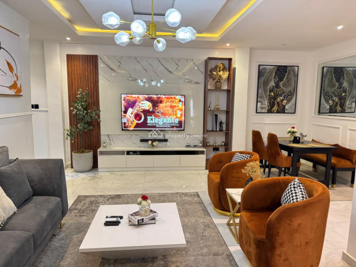 Smart 2 Bedroom Apartment with Swimming Pool and Ps5, Lekki Phase 1, Lekki, Lagos, Flat / Apartment Short Let