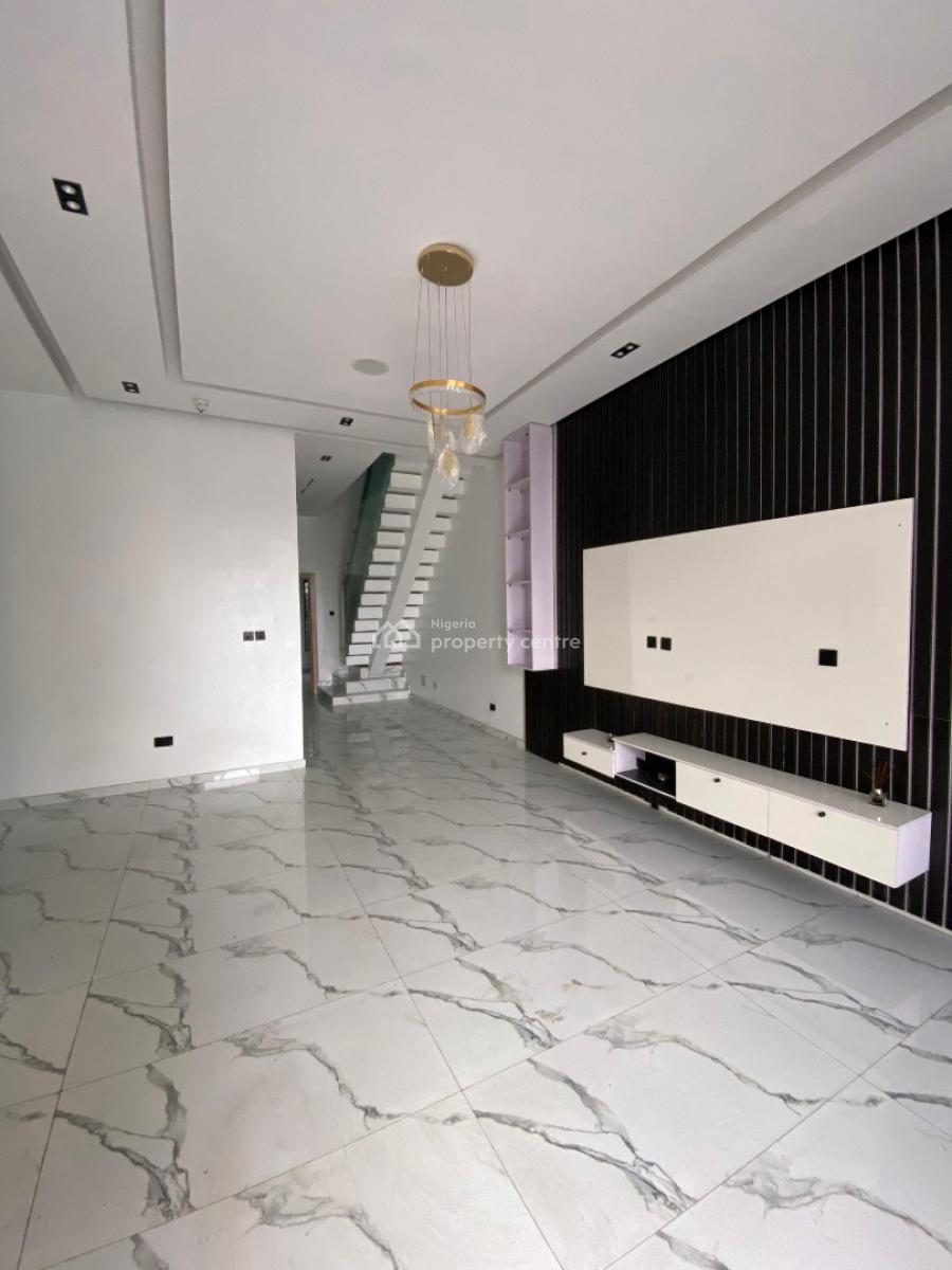 Exquisite 4 Bedroom Semi Detached Duplex with Bq and Pool, Chevron, Lekki, Lagos, Semi-detached Duplex for Sale
