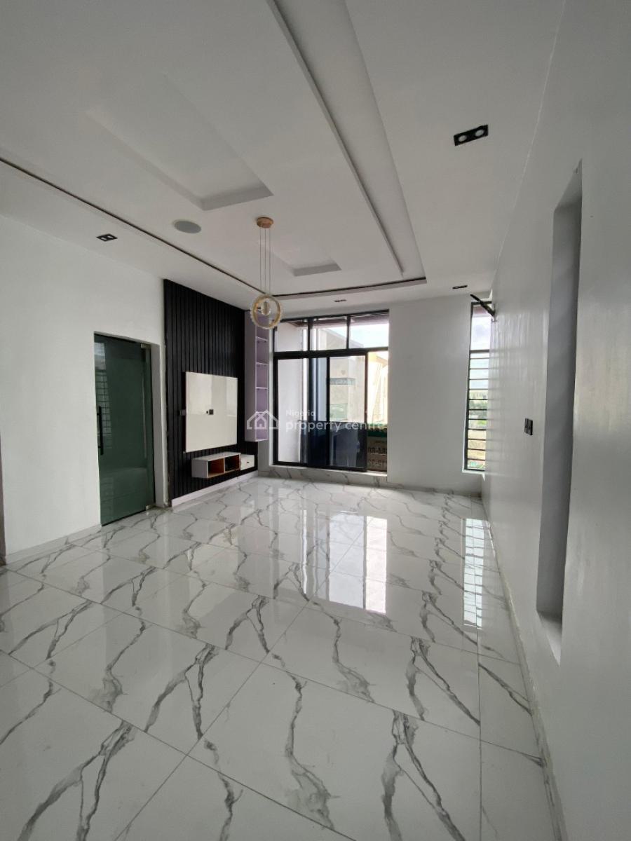 Exquisite 4 Bedroom Semi Detached Duplex with Bq and Pool, Chevron, Lekki, Lagos, Semi-detached Duplex for Sale