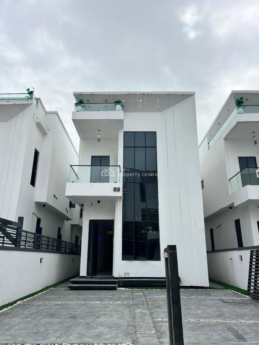Beautifully Built 5 Bedroom Fully Automated Detached Duplex with Bq, Chevron, Lekki, Lagos, Detached Duplex for Sale
