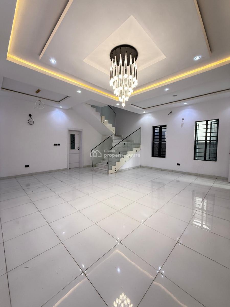 Elegant 5bedroom Fully Detached Duplex with Pool and Bq., Chevron, Lekki, Lagos, Detached Duplex for Sale