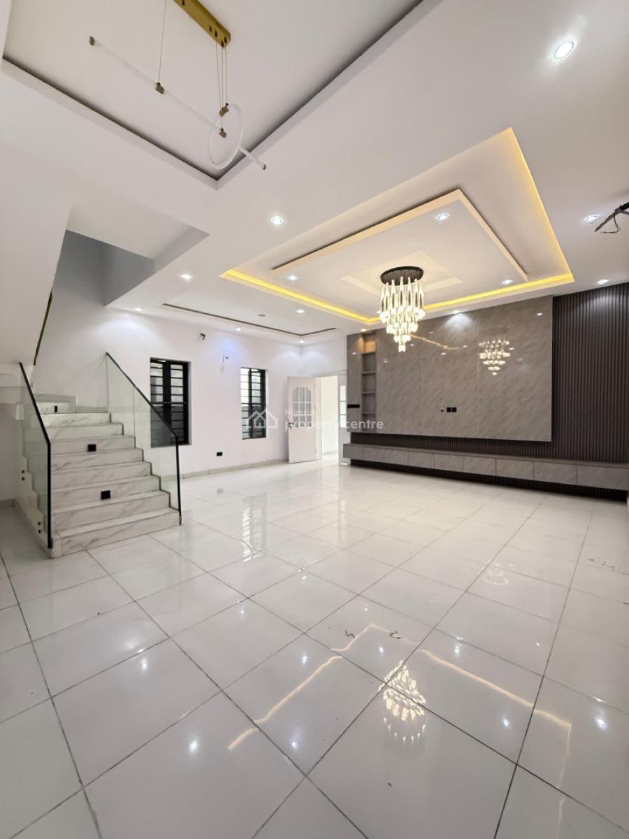 Elegant 5bedroom Fully Detached Duplex with Pool and Bq., Chevron, Lekki, Lagos, Detached Duplex for Sale