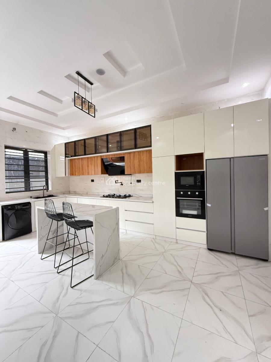 Elegant 5bedroom Fully Detached Duplex with Pool and Bq., Chevron, Lekki, Lagos, Detached Duplex for Sale