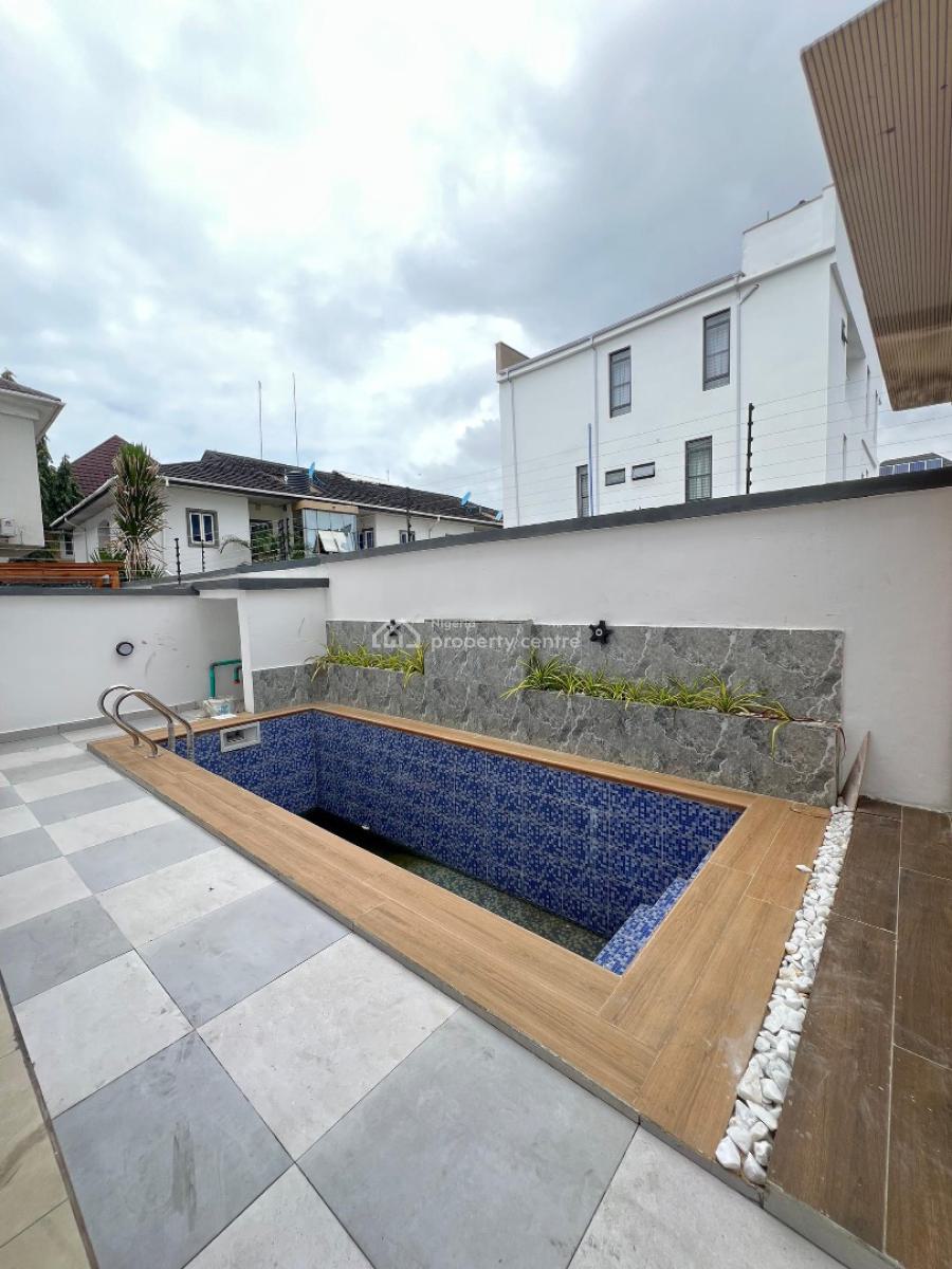 Spacious 5 Bedroom Detached with Bq, Cinema, Rooftop Terrace and Pool, Chevron, Lekki, Lagos, Detached Duplex for Sale