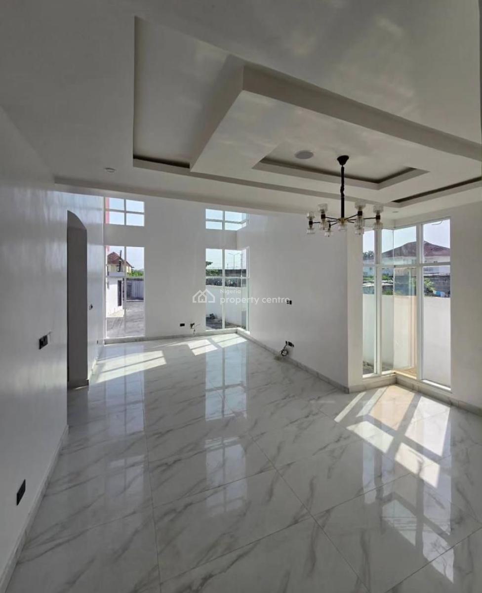 Spacious 5 Bedroom Detached Duplex with Bq and Pool in a Serene Axis, Chevron, Lekki, Lagos, Detached Duplex for Sale