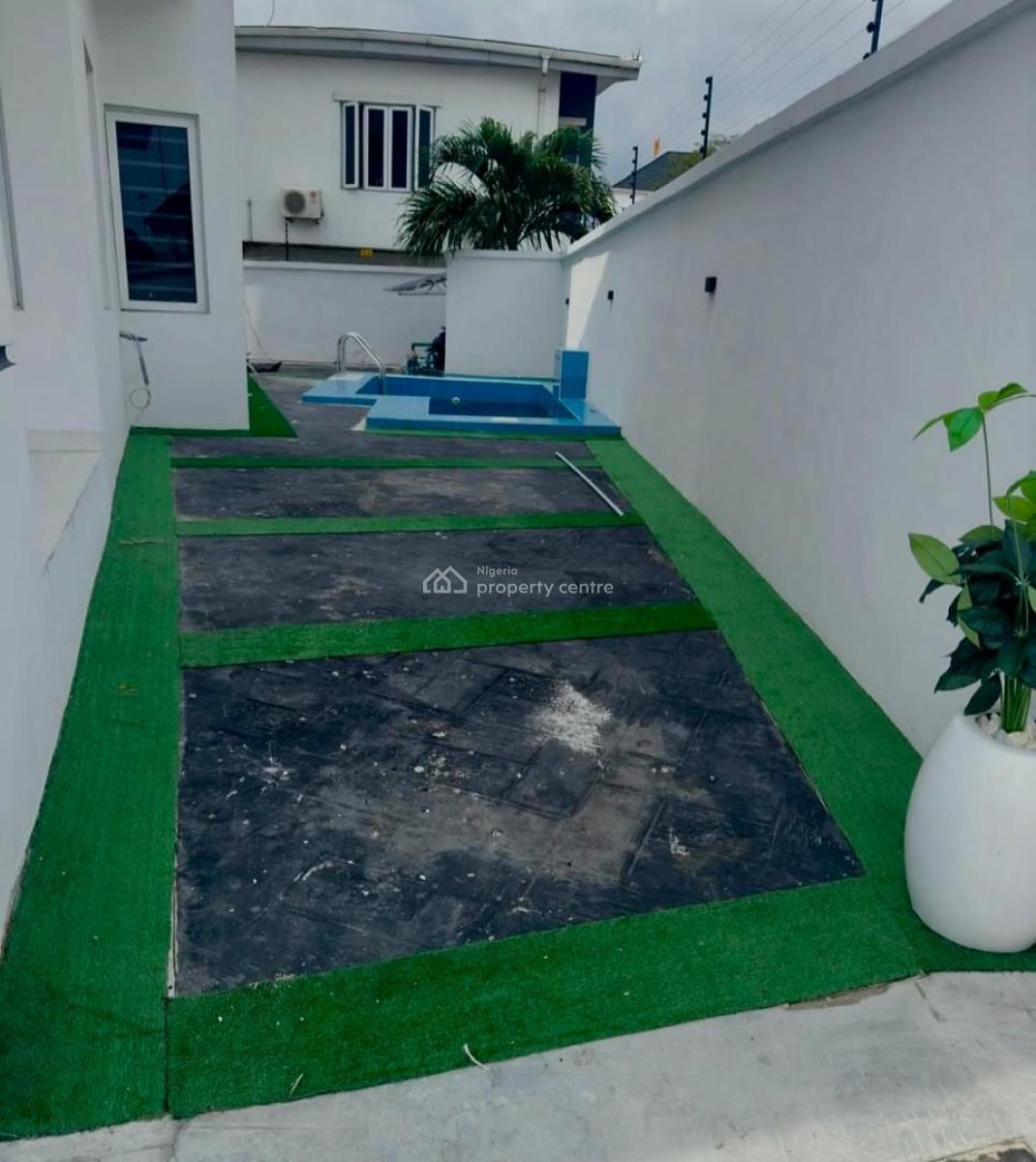 Spacious 5 Bedroom Detached Duplex with Bq and Pool in a Serene Axis, Chevron, Lekki, Lagos, Detached Duplex for Sale