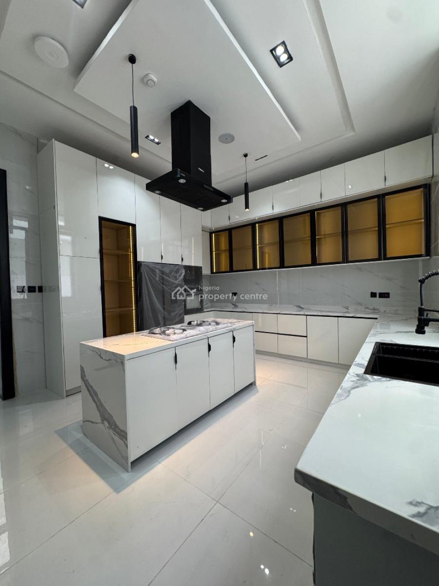 Modern 5 Bedroom Fully Detached with Ensuite Rooms., Chevron, Lekki, Lagos, Detached Duplex for Sale