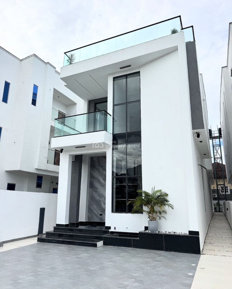 Modern 5 Bedroom Fully Detached with Ensuite Rooms., Chevron, Lekki, Lagos, Detached Duplex for Sale