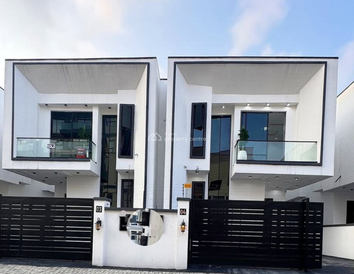 4 Bedroom Semi Detached Duplex Self Gate and Compound, Ikate, Lekki, Lagos, Semi-detached Duplex for Sale