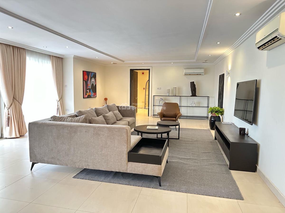 Furnished 3 Bedroom Flat with Swimming Pool, Okotie Ebouh, Ikoyi, Lagos, Flat / Apartment for Rent