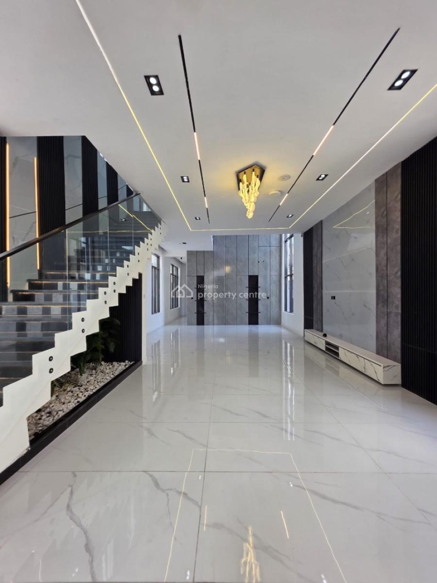 Modern Design 5 Bedroom Fully-detached Duplex with Bq & Swimming Pool, Chevron, Lekki, Lagos, Detached Duplex for Sale