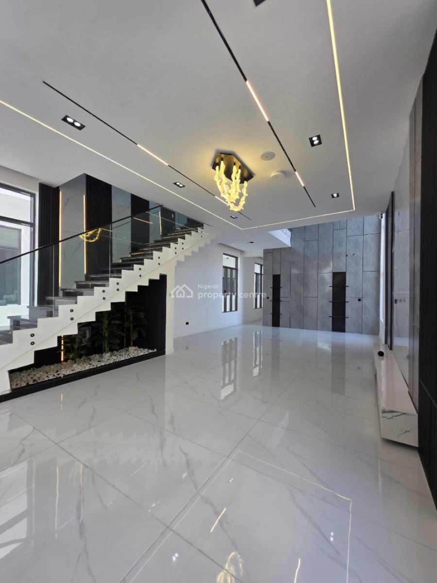 Modern Design 5 Bedroom Fully-detached Duplex with Bq & Swimming Pool, Chevron, Lekki, Lagos, Detached Duplex for Sale