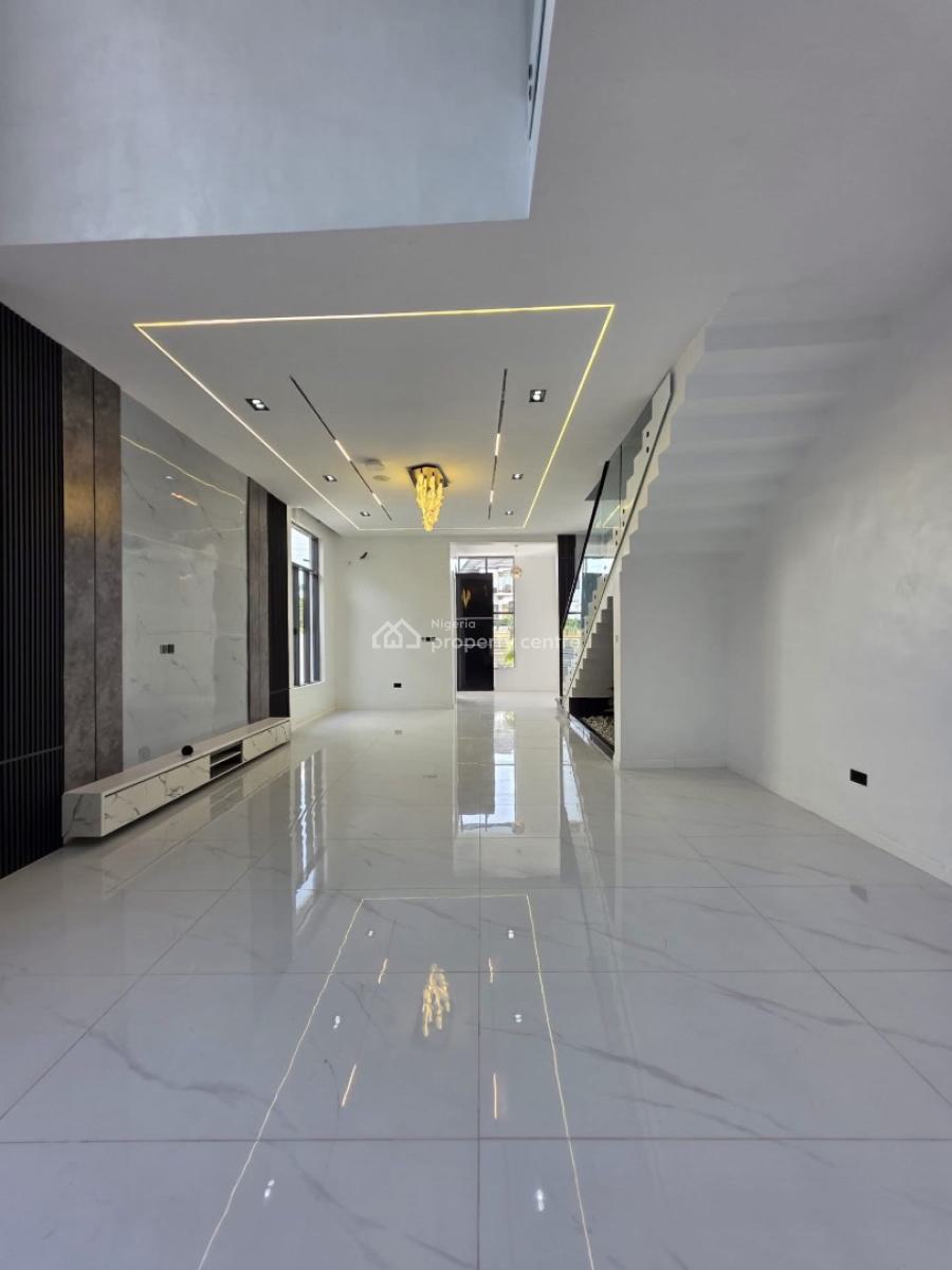 Modern Design 5 Bedroom Fully-detached Duplex with Bq & Swimming Pool, Chevron, Lekki, Lagos, Detached Duplex for Sale