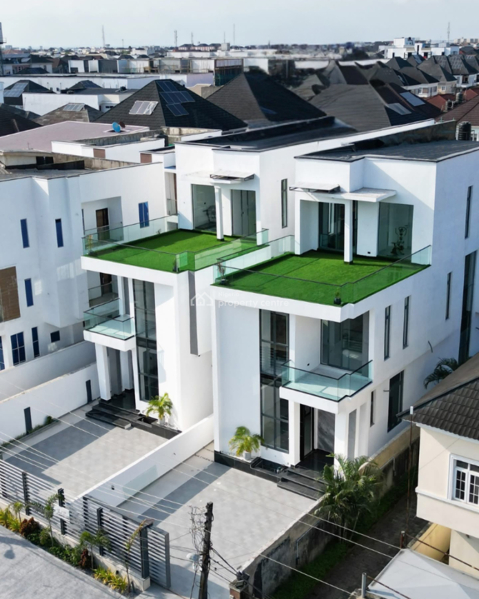 Modern Design 5 Bedroom Fully-detached Duplex with Bq & Swimming Pool, Chevron, Lekki, Lagos, Detached Duplex for Sale