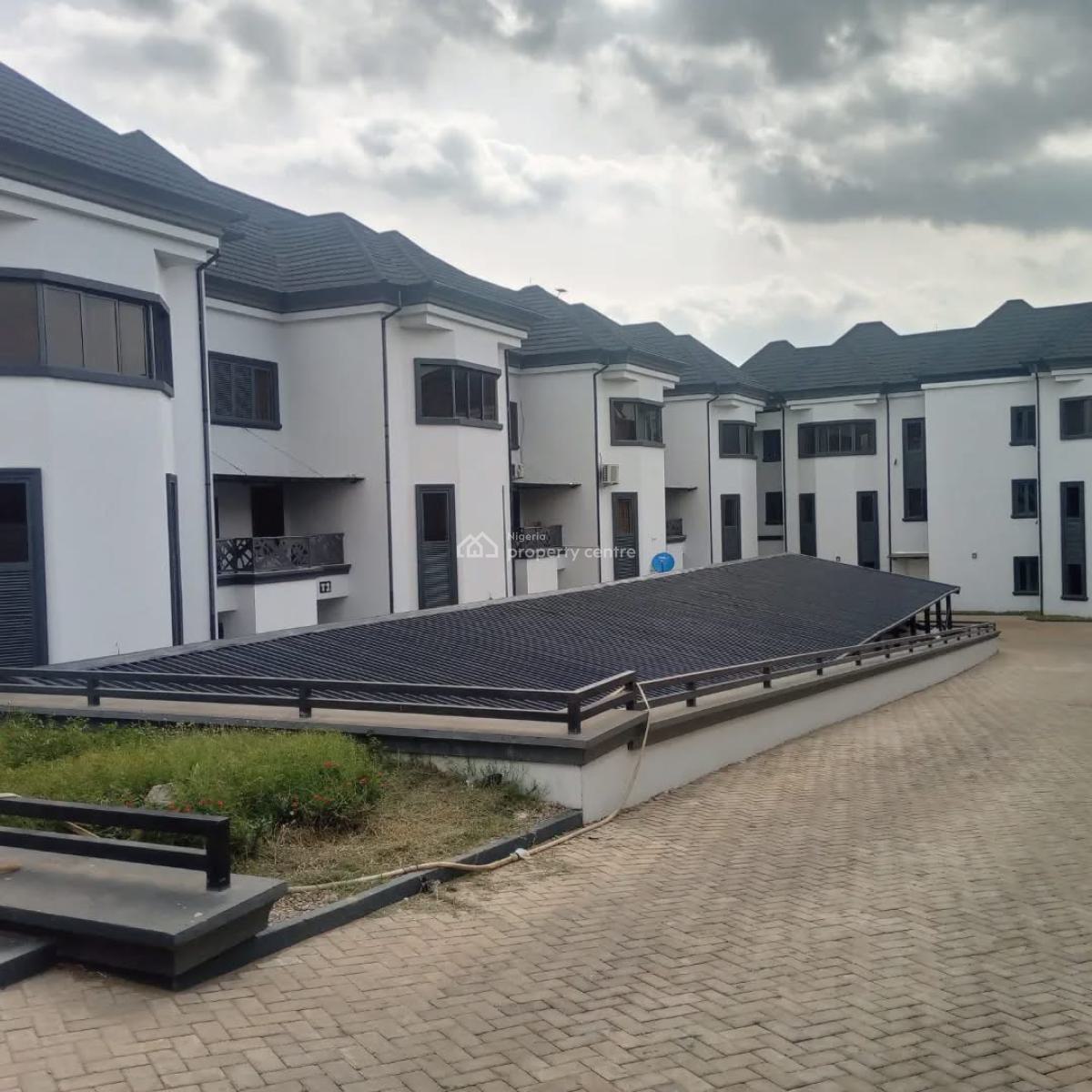 Contemporary 5 Bedroom Spacious Terrace Duplex,bq,pool,cctv,, Serene Vicinity,on a Good Access Road, Guzape District, Abuja, Terraced Duplex for Sale