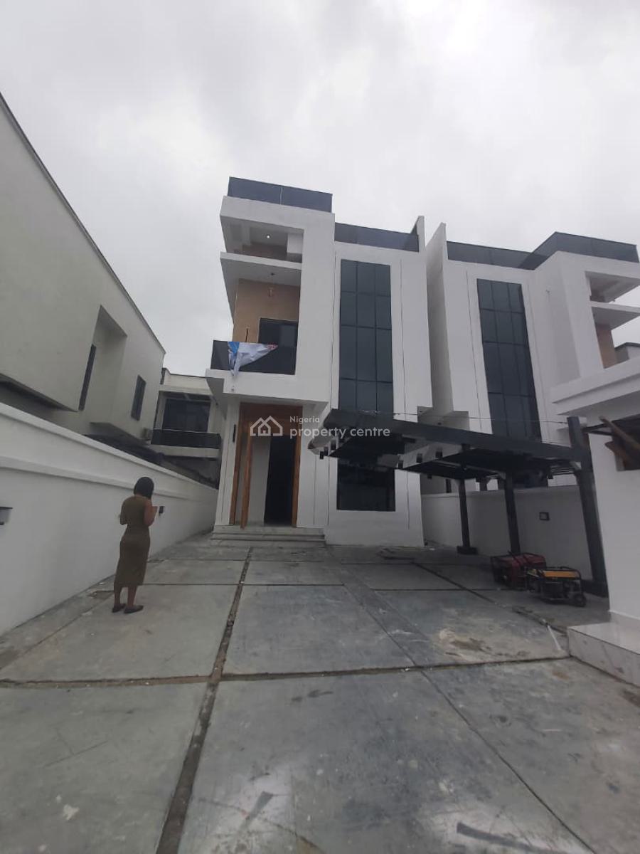 Luxury 5-bedroom Detached Duplex with Bq, Royal Garden, Orchid, Lekki Phase 2, Lekki, Lagos, Detached Duplex for Sale