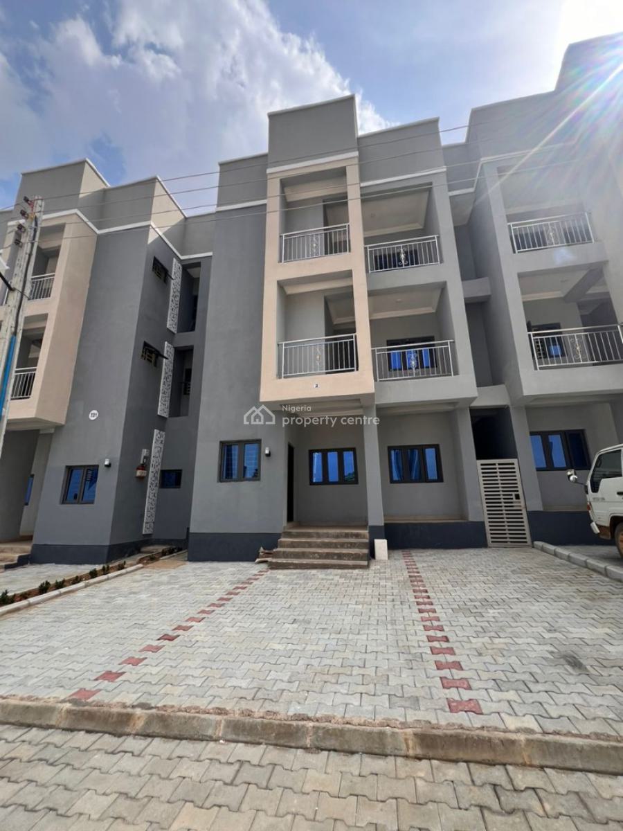 Brand New 4 Bedroom Detached Terrace with Bq, By Nizamiye Hospital, Idu Industrial, Abuja, Terraced Duplex for Rent