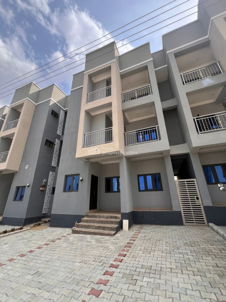 Brand New 4 Bedroom Detached Terrace with Bq, By Nizamiye Hospital, Idu Industrial, Abuja, Terraced Duplex for Rent