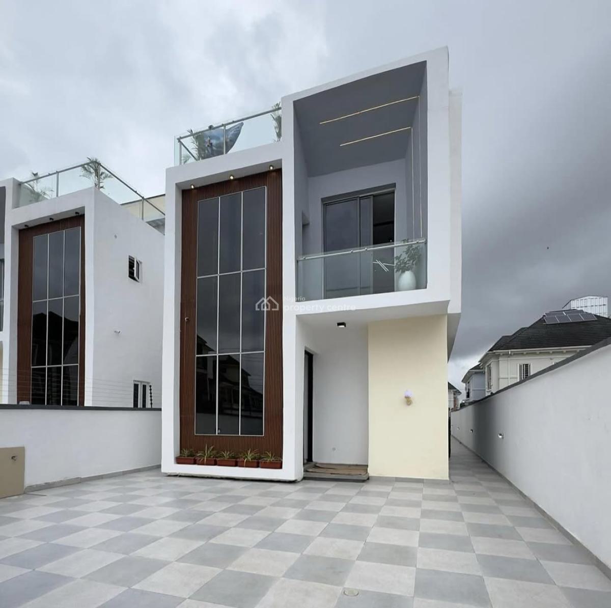 5 Bedrooms Smart Automated Detahed Home, Chevron, Lekki, Lagos, Detached Duplex for Sale
