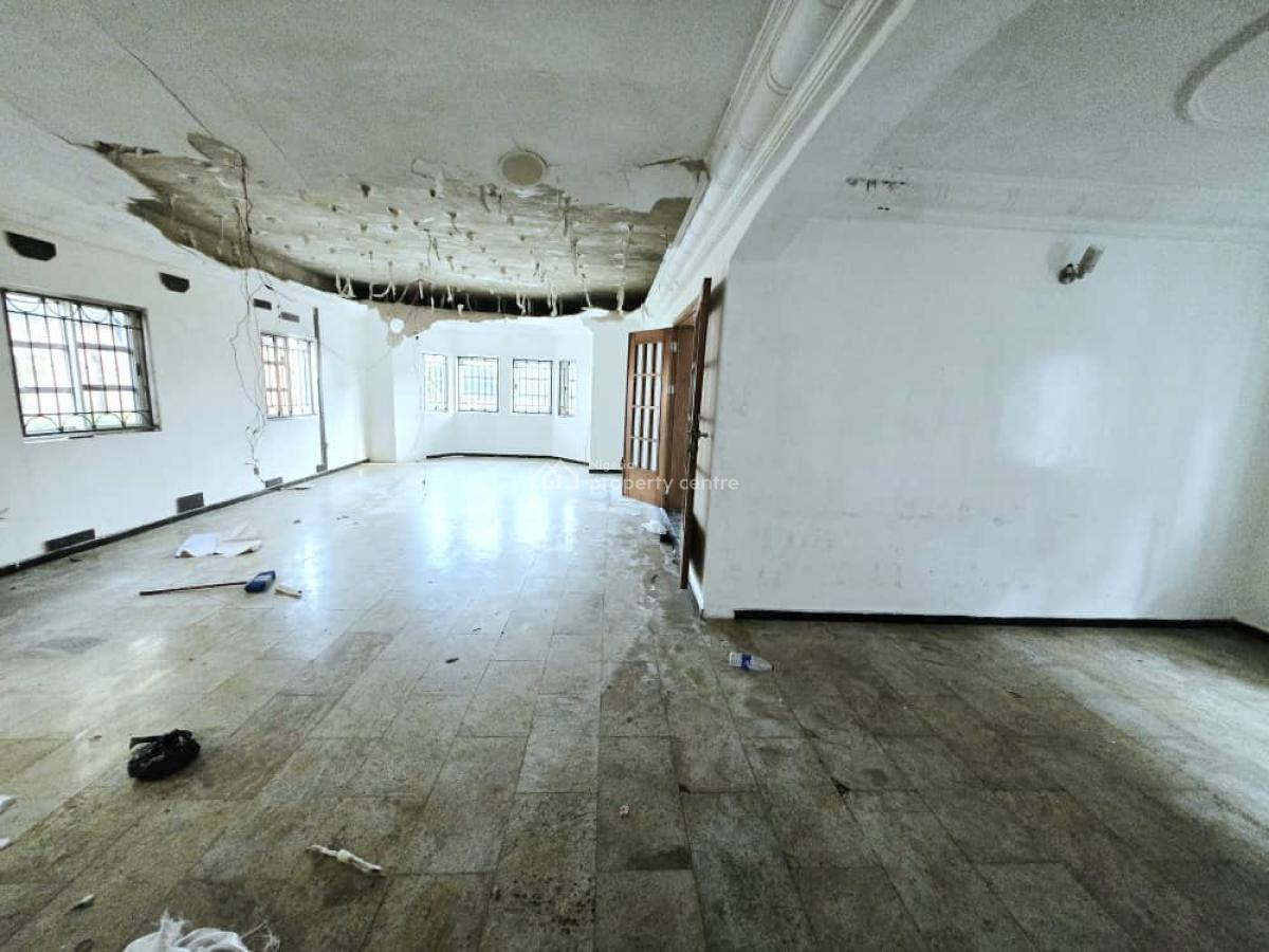 Commercial 5 Bedroom Detached House, Lekki Phase 1, Lekki, Lagos, Office Space for Rent