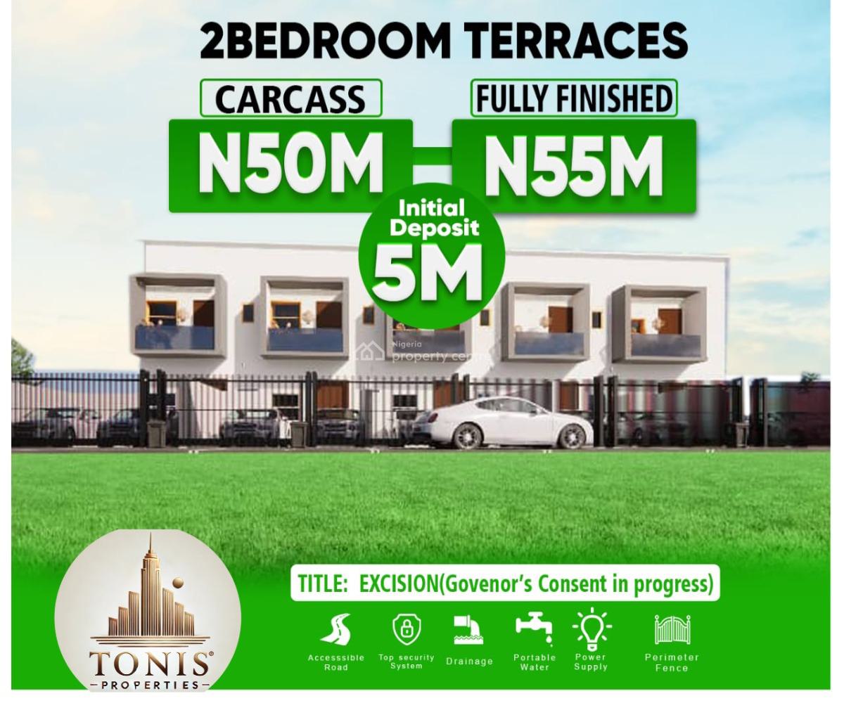 2-bedroom Terraced Duplex, Greenwood Park Estate, Abijo, Lekki, Lagos, Terraced Duplex for Sale