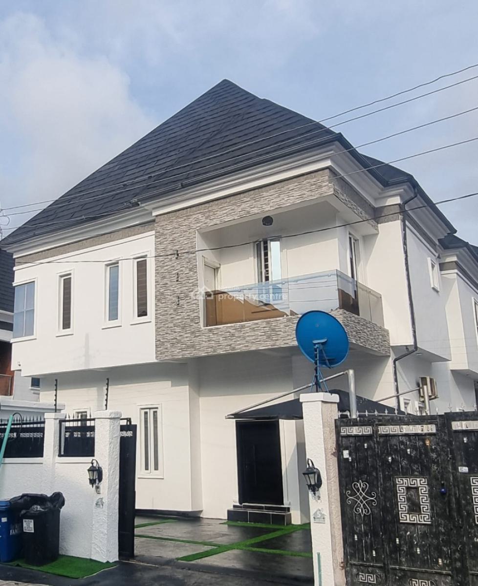 5 Bedrooms Fully Detached Duplex with Bq, Chevron, Lekki, Lagos, Detached Duplex for Rent