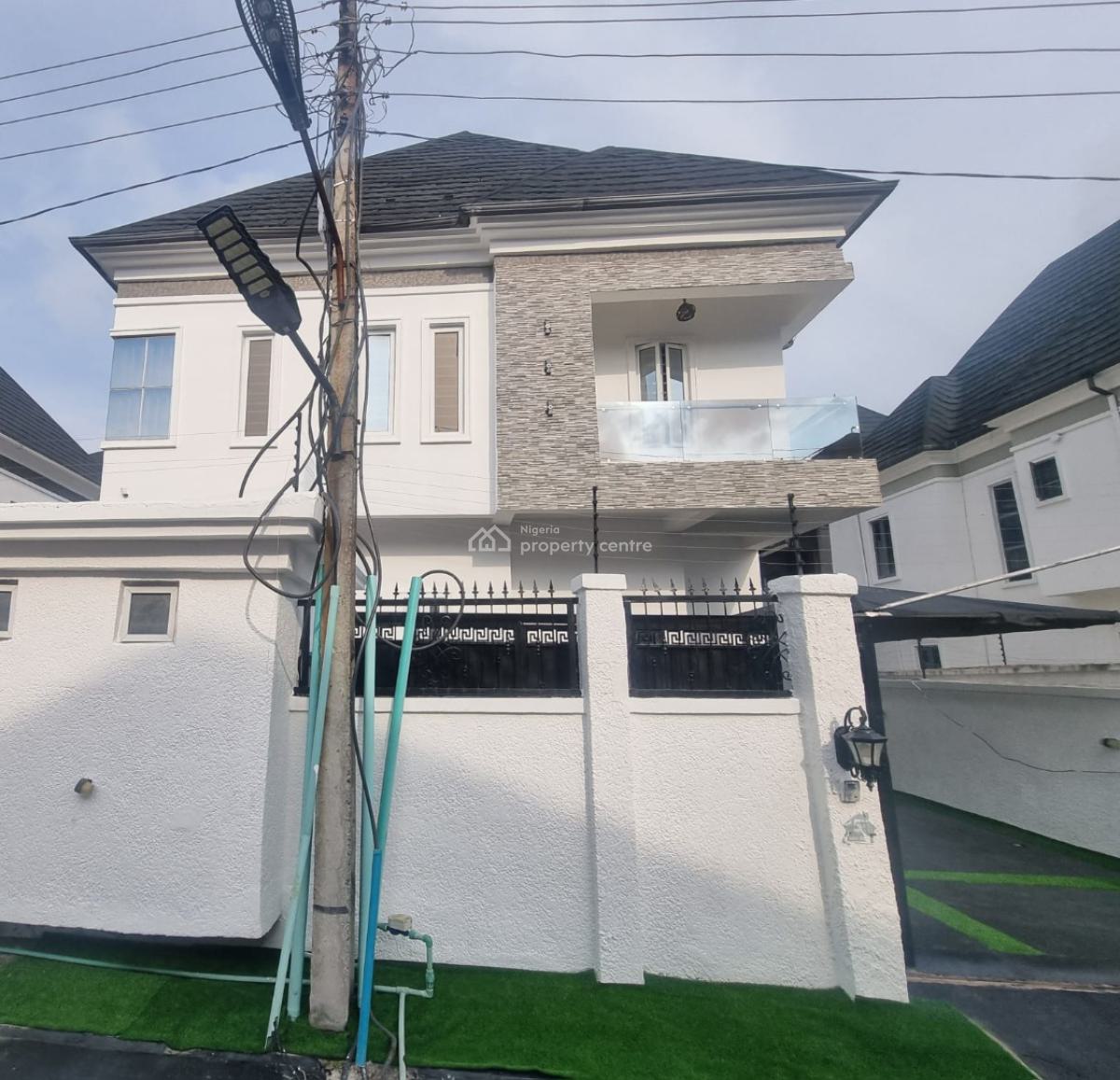 5 Bedrooms Fully Detached Duplex with Bq, Chevron, Lekki, Lagos, Detached Duplex for Rent