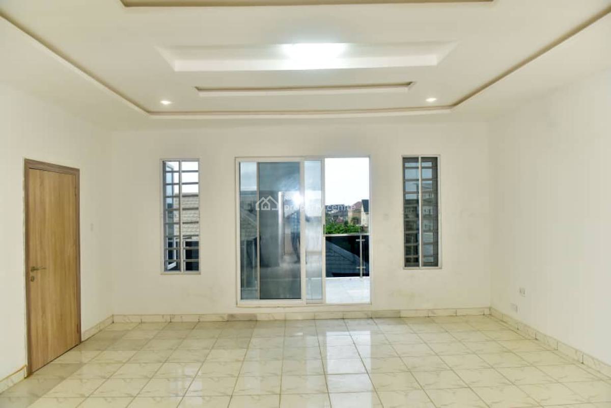 Just Listed Spacious 4bedroom Terrace with a Room Bq, in a Secured Estate at Sangotedo, Sangotedo, Ajah, Lagos, Terraced Duplex for Sale