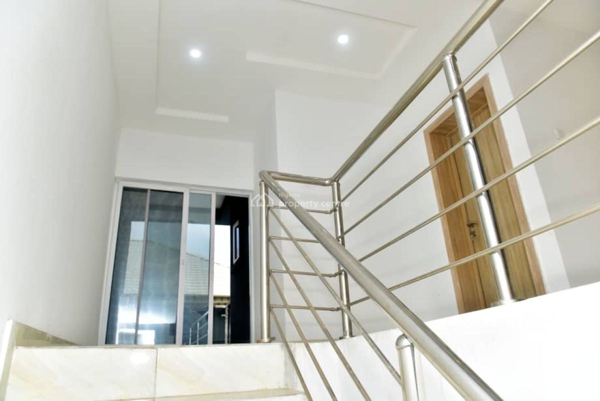 Just Listed Spacious 4bedroom Terrace with a Room Bq, in a Secured Estate at Sangotedo, Sangotedo, Ajah, Lagos, Terraced Duplex for Sale