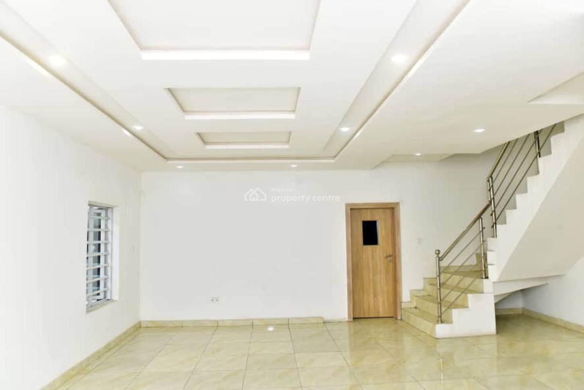 Just Listed Spacious 4bedroom Terrace with a Room Bq, in a Secured Estate at Sangotedo, Sangotedo, Ajah, Lagos, Terraced Duplex for Sale