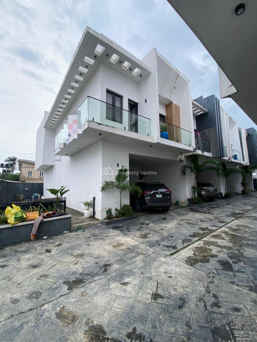 4 Bedroom Furnished Terrace  Duplex with Bq & Swimming Pool, Orchid, Ikota, Lekki, Lagos, Terraced Duplex for Sale