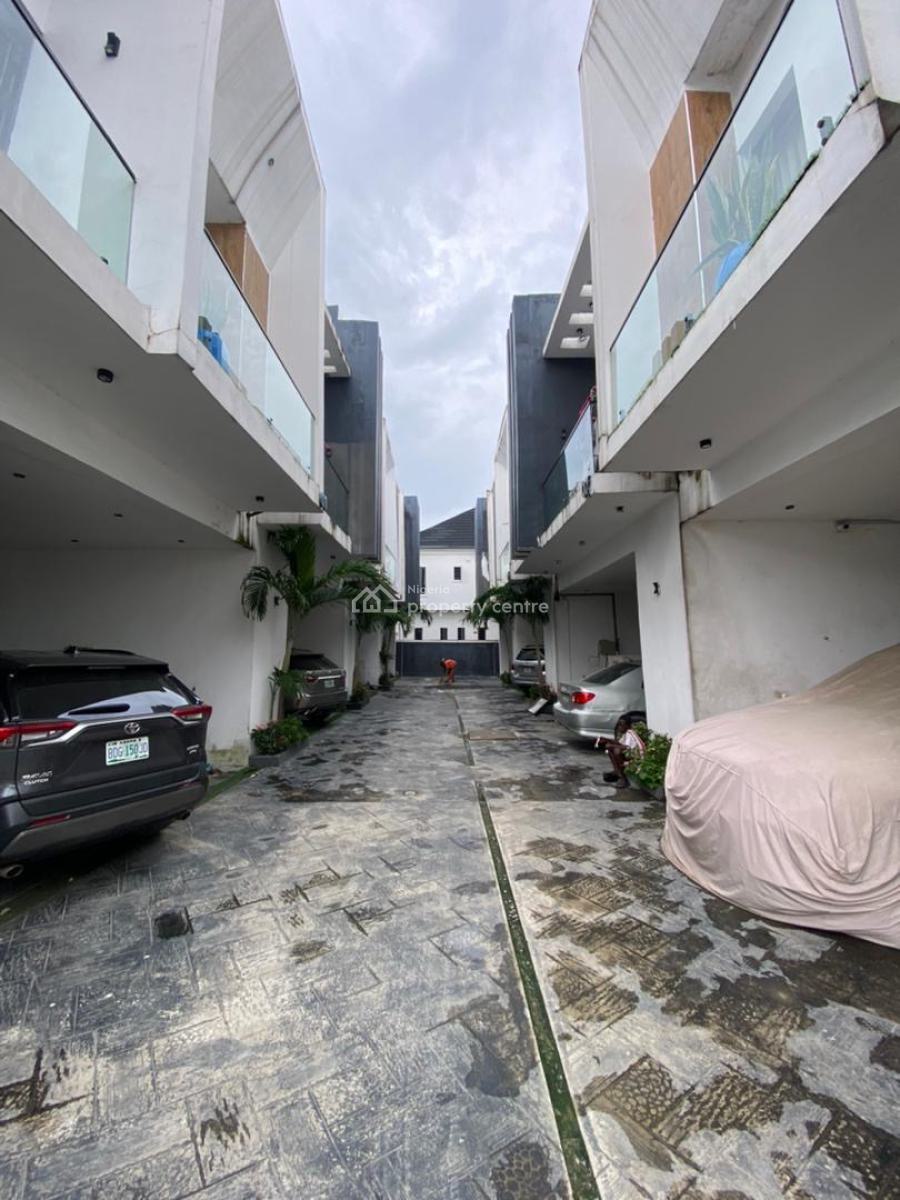 4 Bedroom Furnished Terrace  Duplex with Bq & Swimming Pool, Orchid, Ikota, Lekki, Lagos, Terraced Duplex for Sale