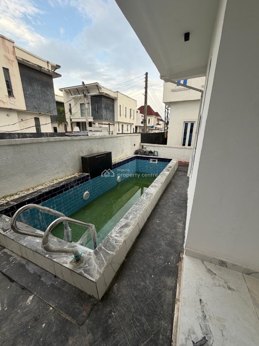 Brand New Luxury 5 Bedroom Semi Detached Duplex + Bq, Swimming Pool, Lekki Palm City, Ajah, Lagos, Detached Duplex for Sale