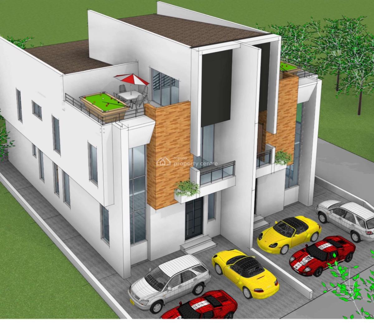 Luxury 4 Bedroom Duplex with Ba, Urban Prime View Estate, Lekki, Lagos, Semi-detached Duplex for Sale