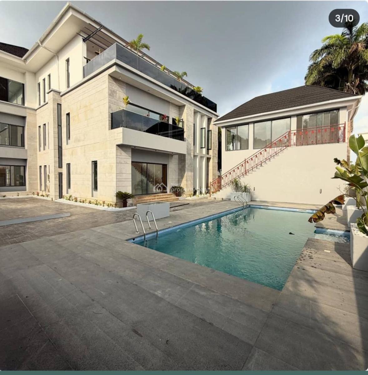 6bedroom Fully Automated Detached Duplex with Swimming Pool and Gym, Maitama Main, Maitama District, Abuja, Detached Duplex for Sale