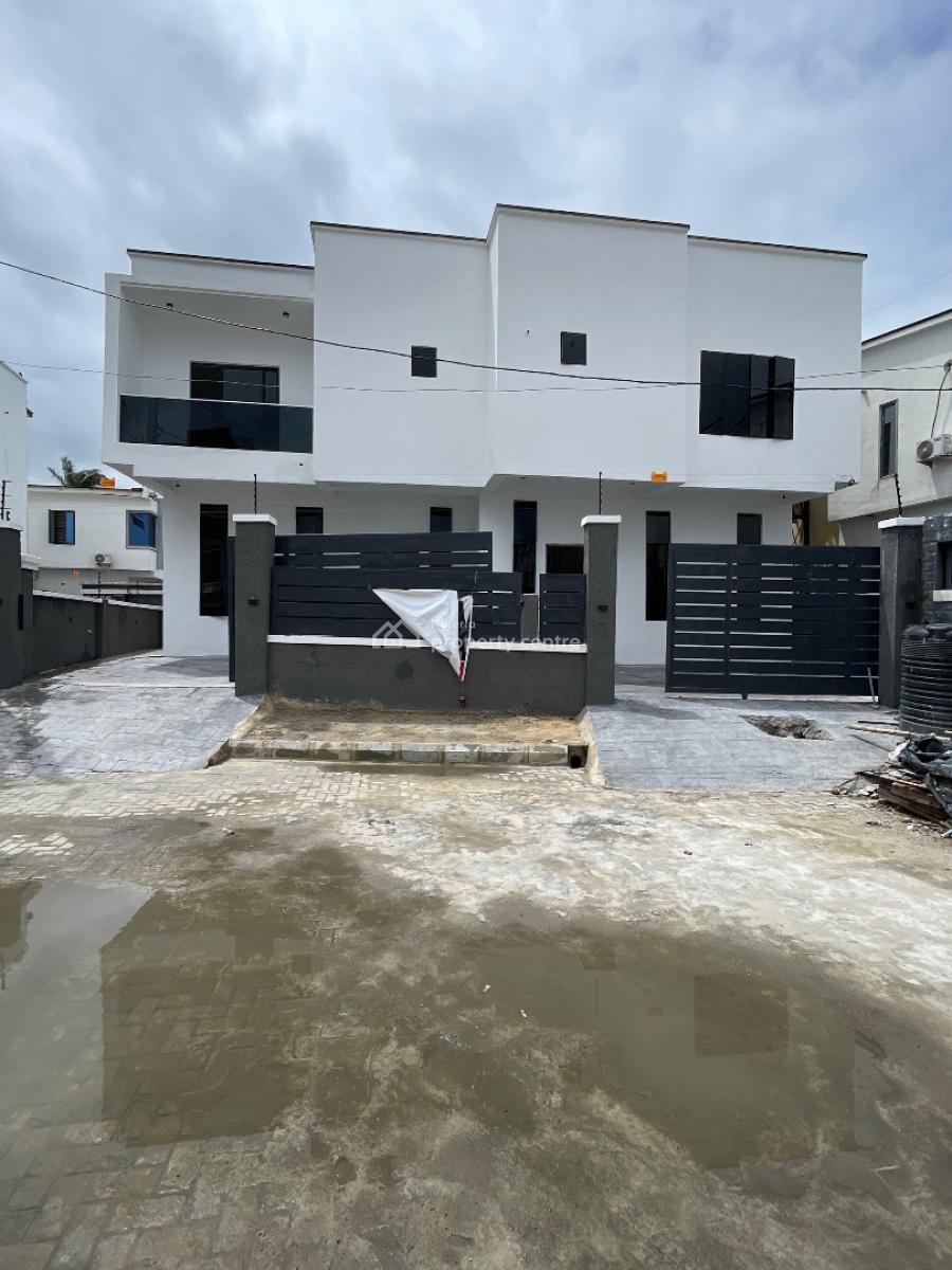 Contemporary 4 Semi Detached Duplex with Bq, Orchid, Lekki, Lagos, Semi-detached Duplex for Sale