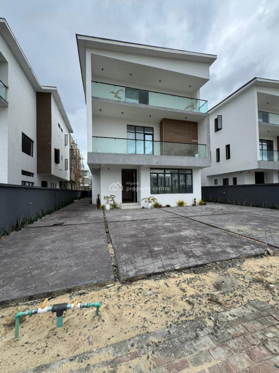 Brand New 5 Bedrooms Fully Detached Duplex with a Cinema, Study Room,, Ikate, Ikate, Lekki, Lagos, House for Sale