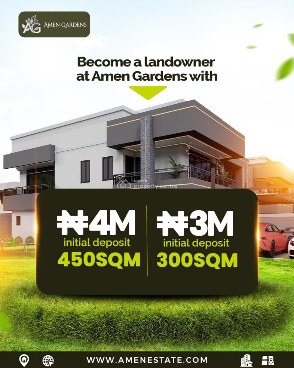 Gated Buy and Build  Sandfilled Plots with C/o Title, Amen Gardens, Ibeju Lekki, Lagos, Residential Land for Sale