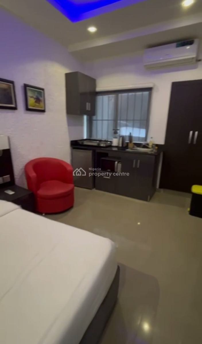 Fully Furnished Studio Apartment with Open-plan Kitchen, Victoria Island (vi), Lagos, Self Contain (single Rooms) for Rent