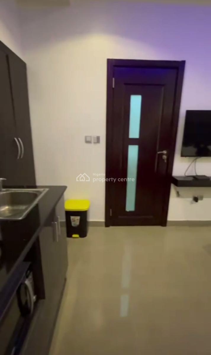 Fully Furnished Studio Apartment with Open-plan Kitchen, Victoria Island (vi), Lagos, Self Contain (single Rooms) for Rent